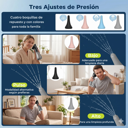 Limpiador profesional de oídos por agua
