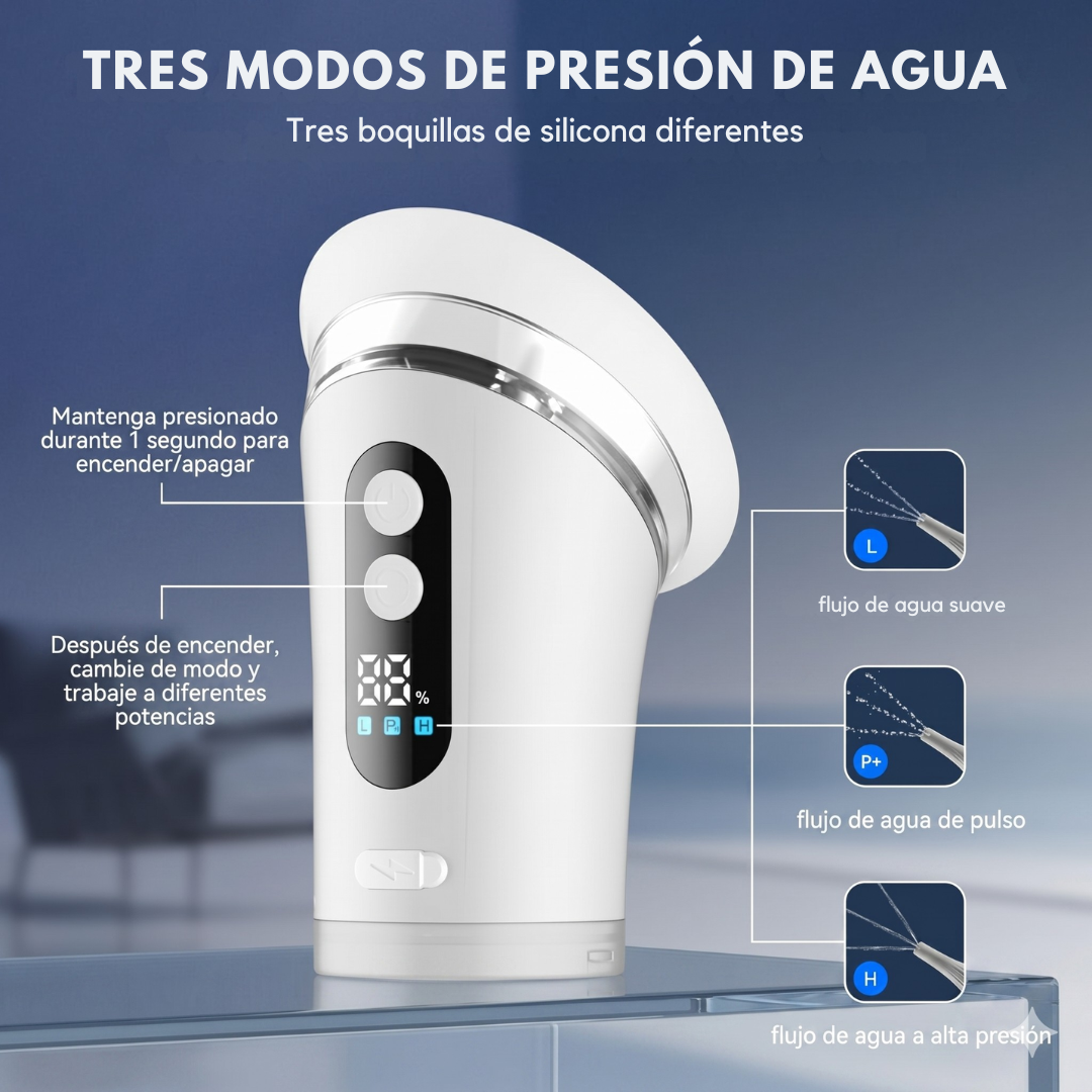 Limpiador profesional de oídos por agua